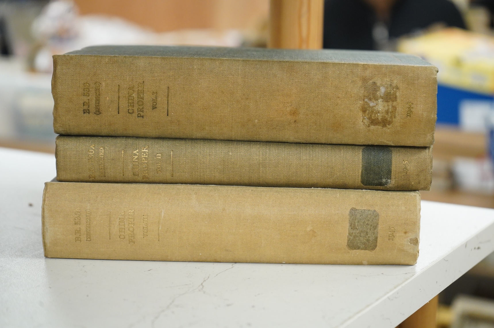 Naval Intelligence Division, Geographical Handbook Series, China Proper. (1 pocket map), 3 vols., 1944-45